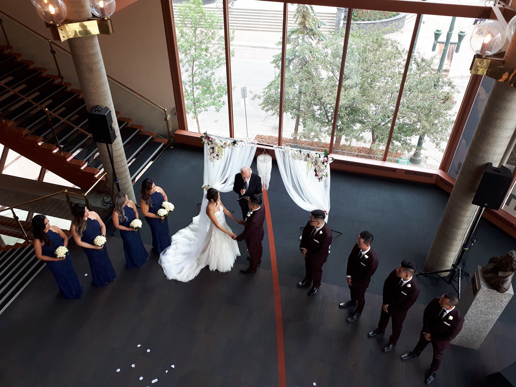 Shoctor Lobby Wedding Ceremony