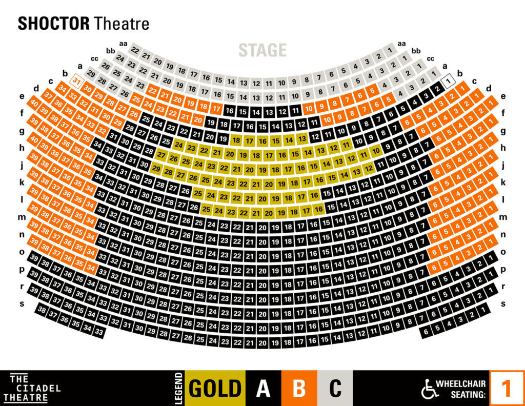 Shoctor Theatre Seating Chart