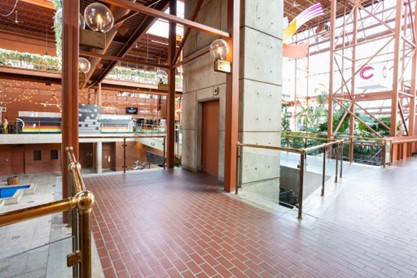 Maclab Theatre elevator on main floor.